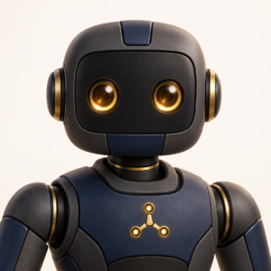 Illustrated concept portrait of MUMCP, a synthetic MCPWP technical agent